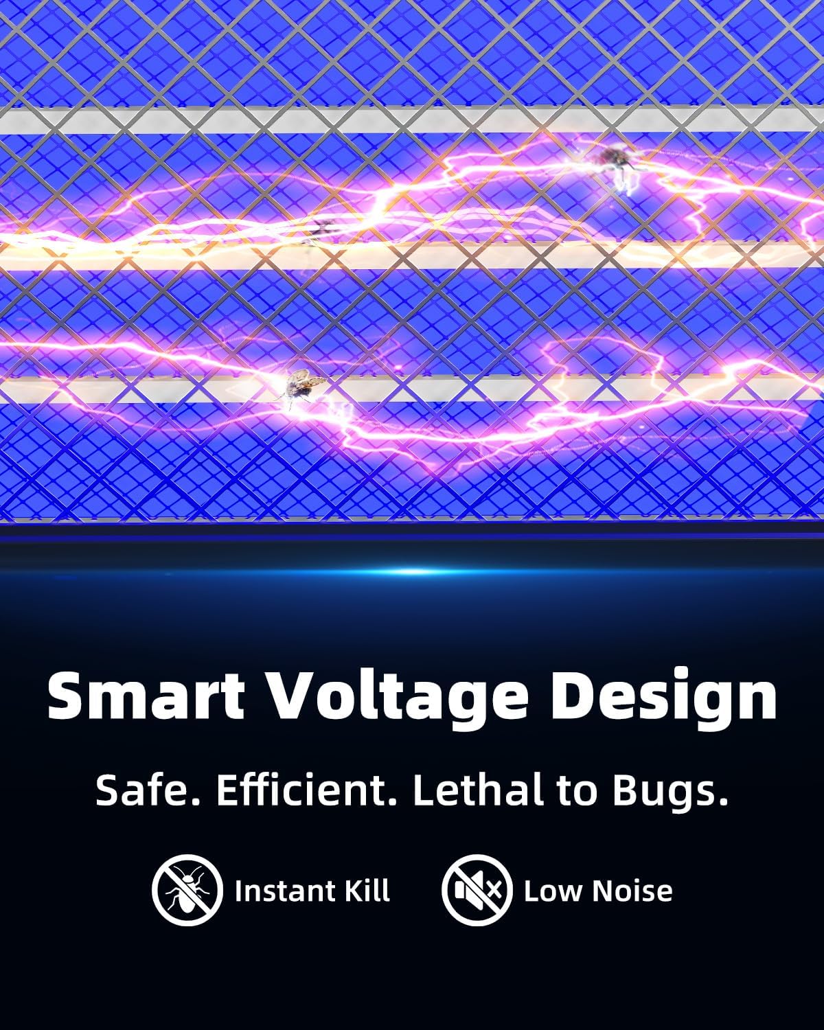 2025 Bug Zapper & Trap Indoor, 5X Catcher Rate Fly Killer, USB-C Powered Electric Mosquito Zapper with Long-Life UV LED, Fruit Fly Trap for Home, Kitchen, Bedroom, 1 Device & 3 Traps-VerdiqueGarden