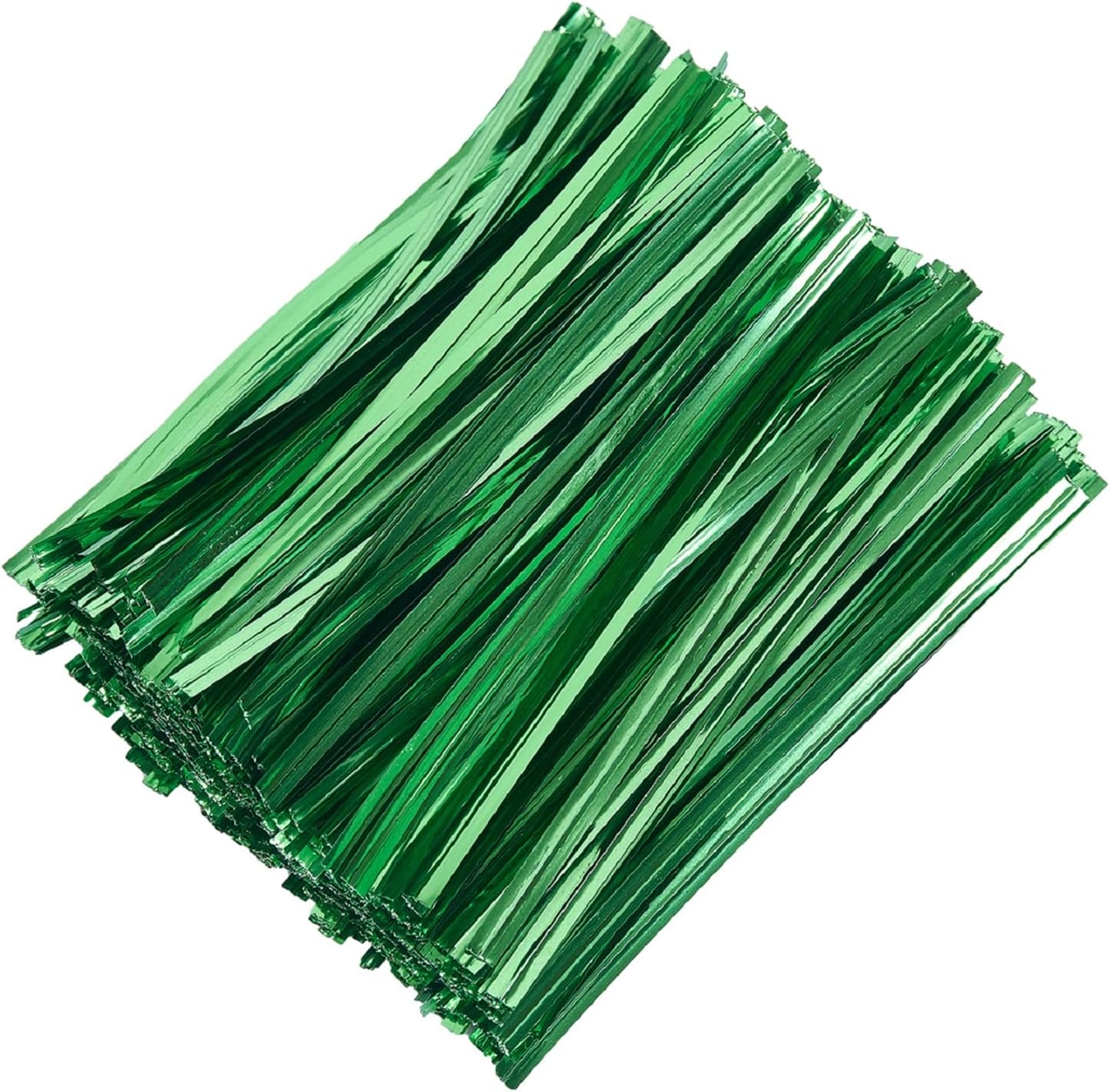 800 PCS 5" Green Metallic Twist Ties for Bakery Ties,Candy Bags,Coffee Bags, Goodie Bags Ties-VerdiqueGarden