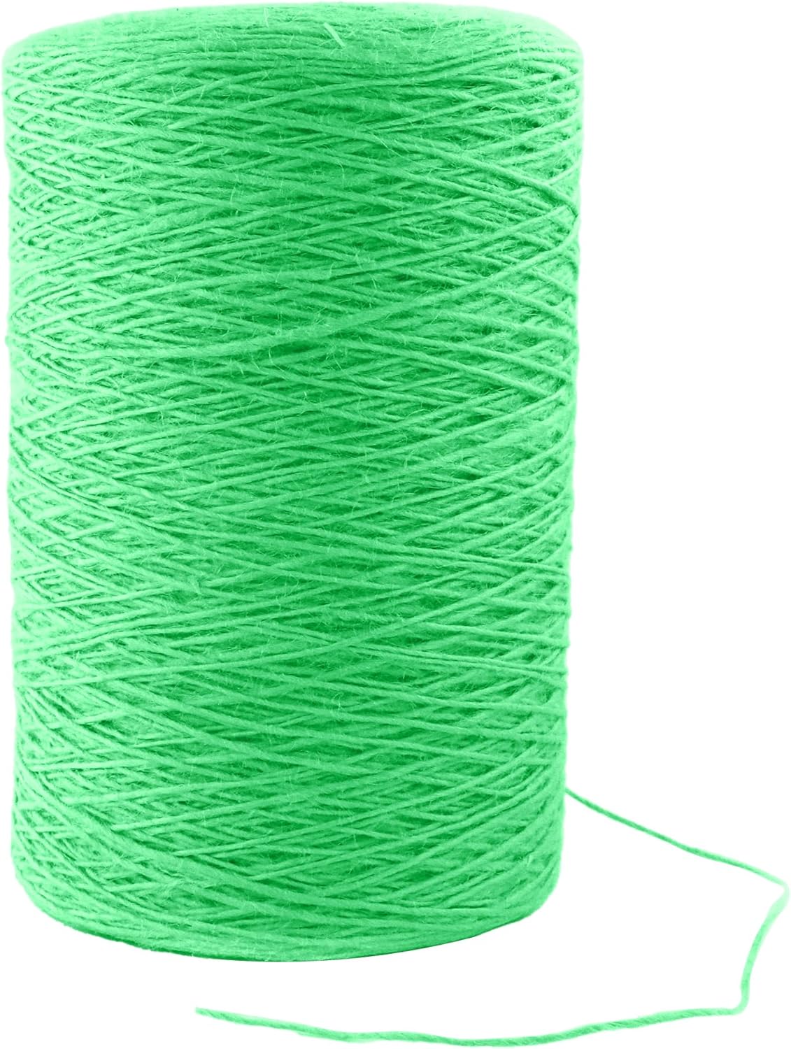 1mm x 3000 Feet Light Green Jute Rope, Twine for Gardening Tomato Climbing Plant Tie Floristry Crafts Gift Wrapping Packing Decor-VerdiqueGarden