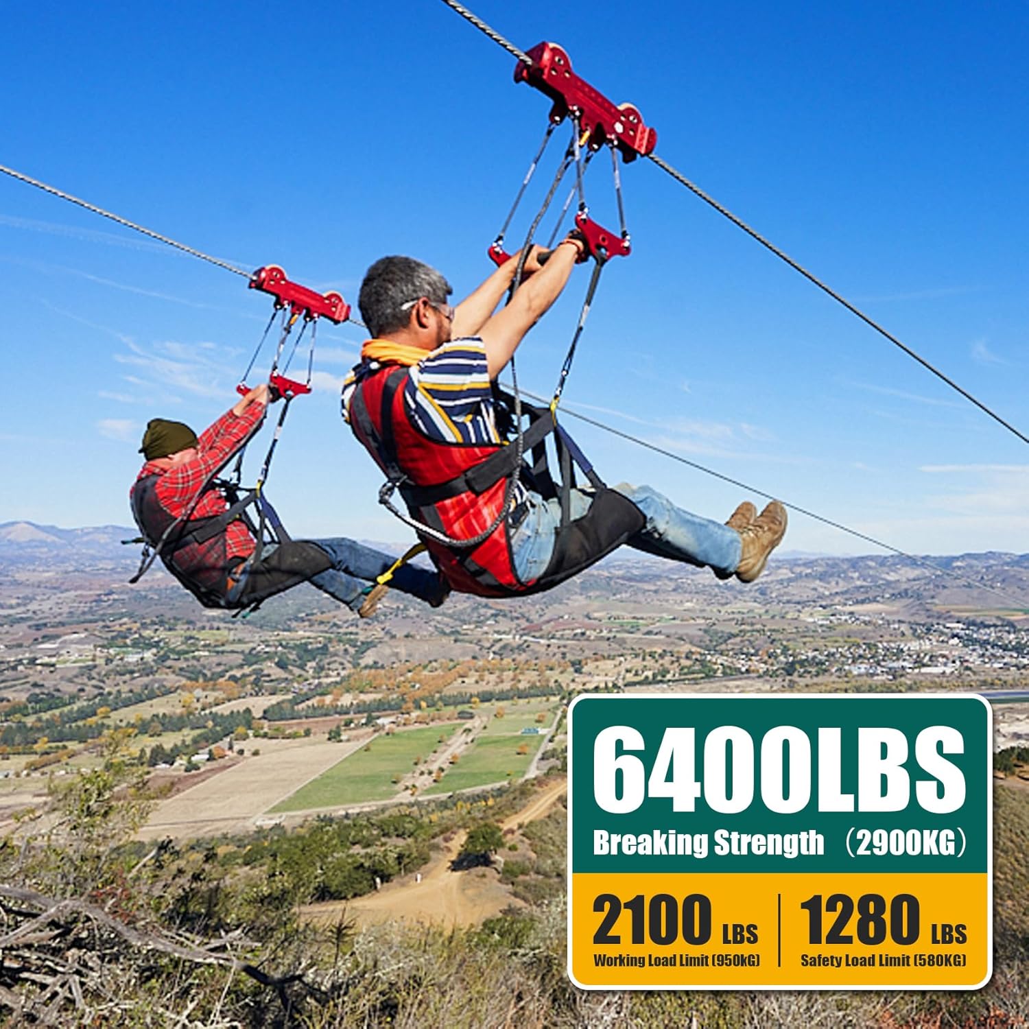 1/4" Stainless Steel Cable, 250FT Wire Rope, 7X19 Strands Aircraft Cable, 6400lbs Breaking Strength, for Zipline, Outdoor, Deck Railing, Heavy Duty Applications, Hanging-VerdiqueGarden