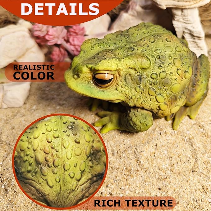 Sunthus Frog Toad Sculptures Garden Statues Yard Art Resin Decorations Outdoor Garden Decor-VerdiqueGarden