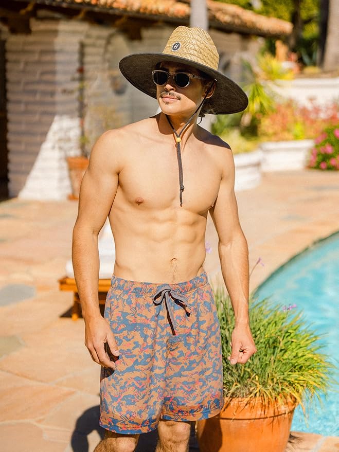 Straw Hat for Men & Women | Lifeguard Hat, Beach Hat & Sun Hat | UPF 50+ Wide Brim for Sun Protection | One Size | Hemlock-VerdiqueGarden