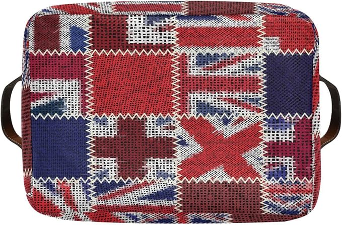 Flag Rectangular Storage Basket Organizer Bin Shelf Baskets For Clothes For Home Office Dorm-VerdiqueGarden