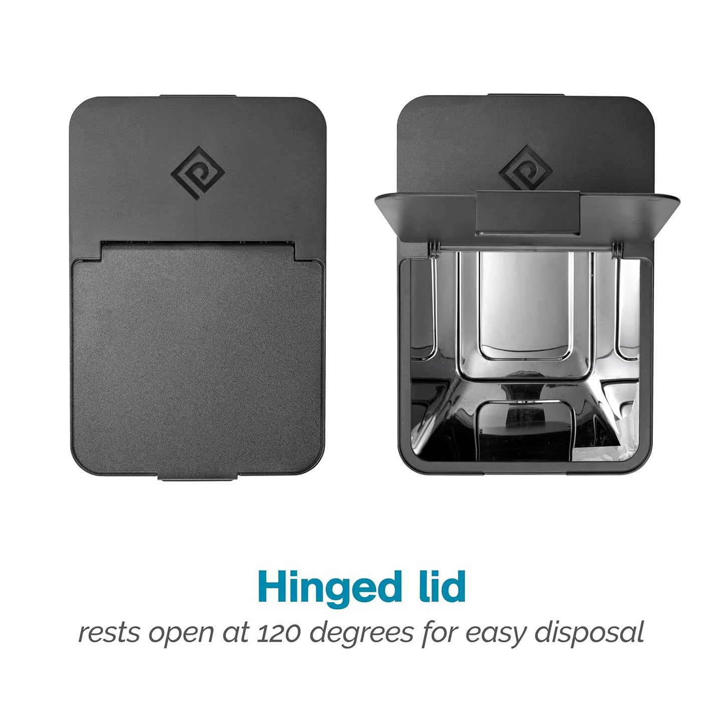 Polder 6-Gallon Waste Bin with Removable Lid-VerdiqueGarden