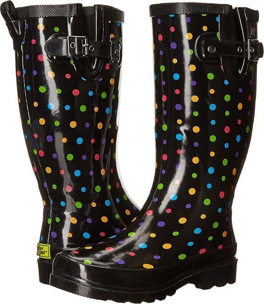 Western Chief Women's Tall Waterproof Rain Boot Outdoor Garden Shoes-VerdiqueGarden