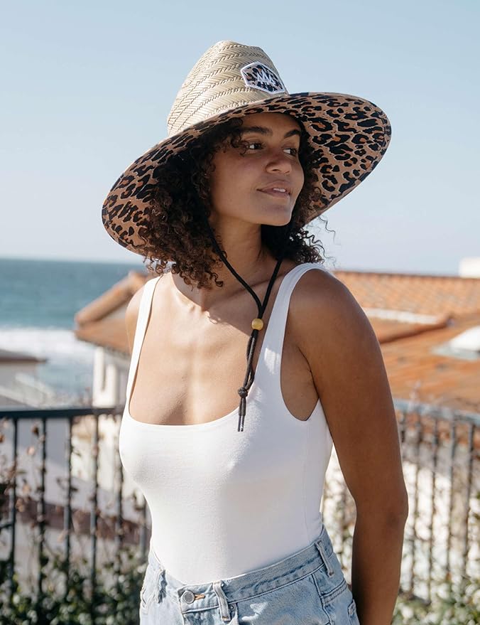 Straw Hat for Men & Women | Lifeguard Hat, Beach Hat & Sun Hat | UPF 50+ Wide Brim for Sun Protection | One Size | Hemlock-VerdiqueGarden