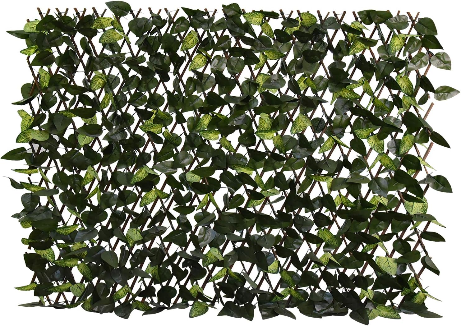 Expandable Fence Privacy Screen for Balcony Patio Outdoor,Decorative Faux Ivy Fencing Panel,Artificial Hedges (Single Sided Leaves)…-VerdiqueGarden