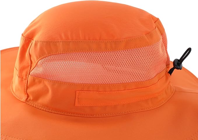 Connectyle Women's UPF 50+ Sun Hat UV Protection Wide Brim Bucket Hat Summer Beach Hats Fishing Hiking Outdoor Safari Hats-VerdiqueGarden
