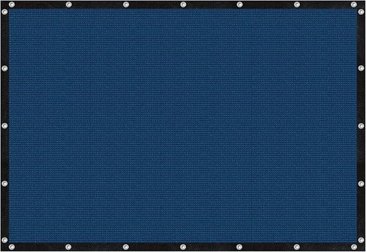 VICLLAX Shade Fabric Sun Shade Cloth with Every 2 FT Grommets for Patio Garden Pergola Cover Canopy 4x20 FT, Dark Blue-VerdiqueGarden