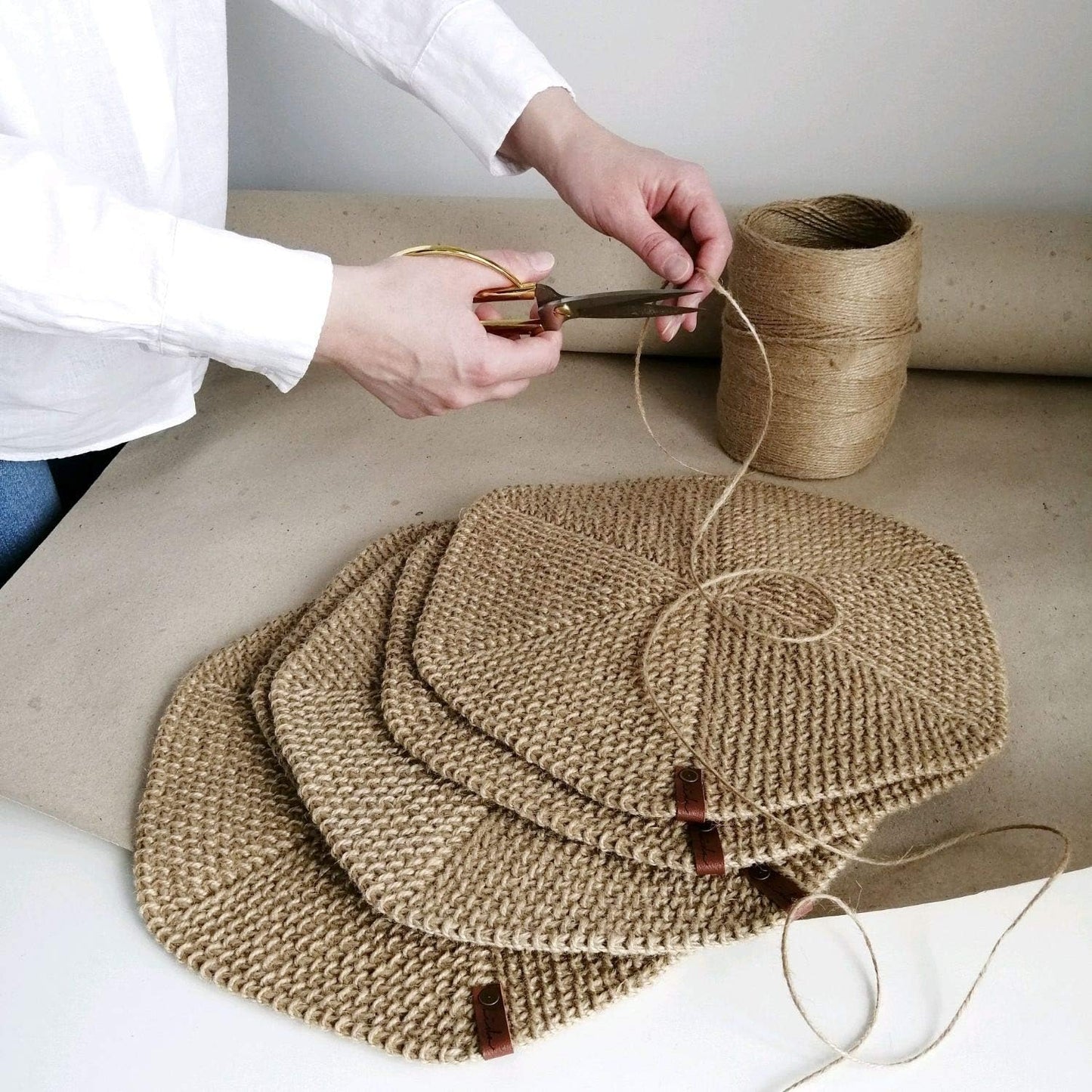 Premium Natural Jute Twine 1500 Feet 2mm - Smell Free 3 Strand, DIY Projects, Crafts, Decoration, Hobby, PET Friendly, Gardening Yarn - String - Rope-VerdiqueGarden