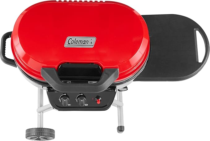 Coleman RoadTrip 225 Portable Propane Grill, 2-Burner Gas Grill with Matchless Ignition & Adjustable Temperature Control, 11,000 BTUs of Power for Grilling, Tailgating, Camping, BBQ, & More-VerdiqueGarden