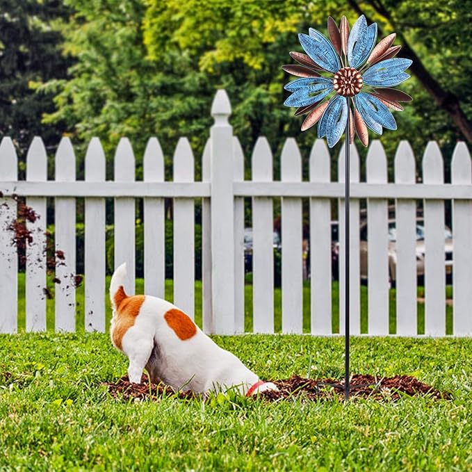 WONDER GARDEN Wind Spinner, Premium Kinetic Wind Sculpture Spinners Metal Windmill for Outdoor Yard Patio Lawn & Garden Decor-VerdiqueGarden