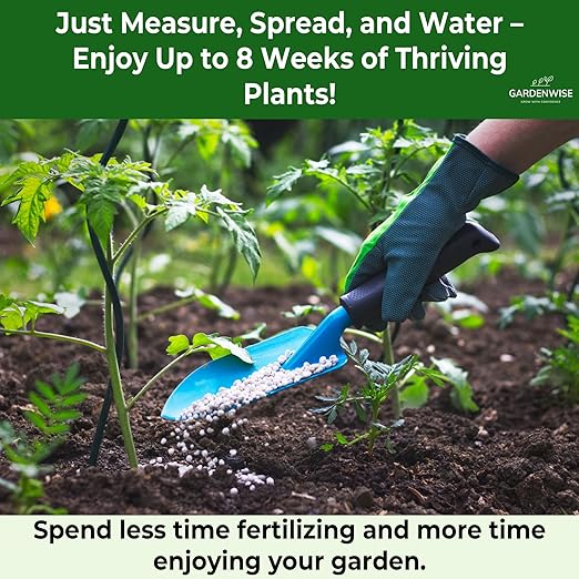 10-10-10 Plant Fertilizer Slow Release - 10 10 10 All Purpose Granular Garden Fertilizer for Vegetables, Tomato, Arborvitae, Shrubs, Rose, Flowers, Fruit, Fig Trees (4 QUARTS)-VerdiqueGarden