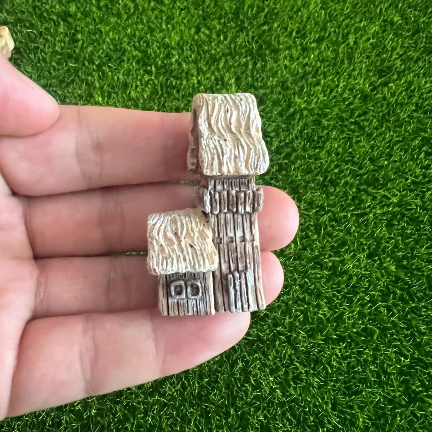 LONCESS Fairy Garden Accessories Miniature Tree House Bridge Mini Lighthouse Water Well Bridge Figurines Pond Lawn Ornament Figurines for DIY Craft Garden Decor,12 Peices-VerdiqueGarden