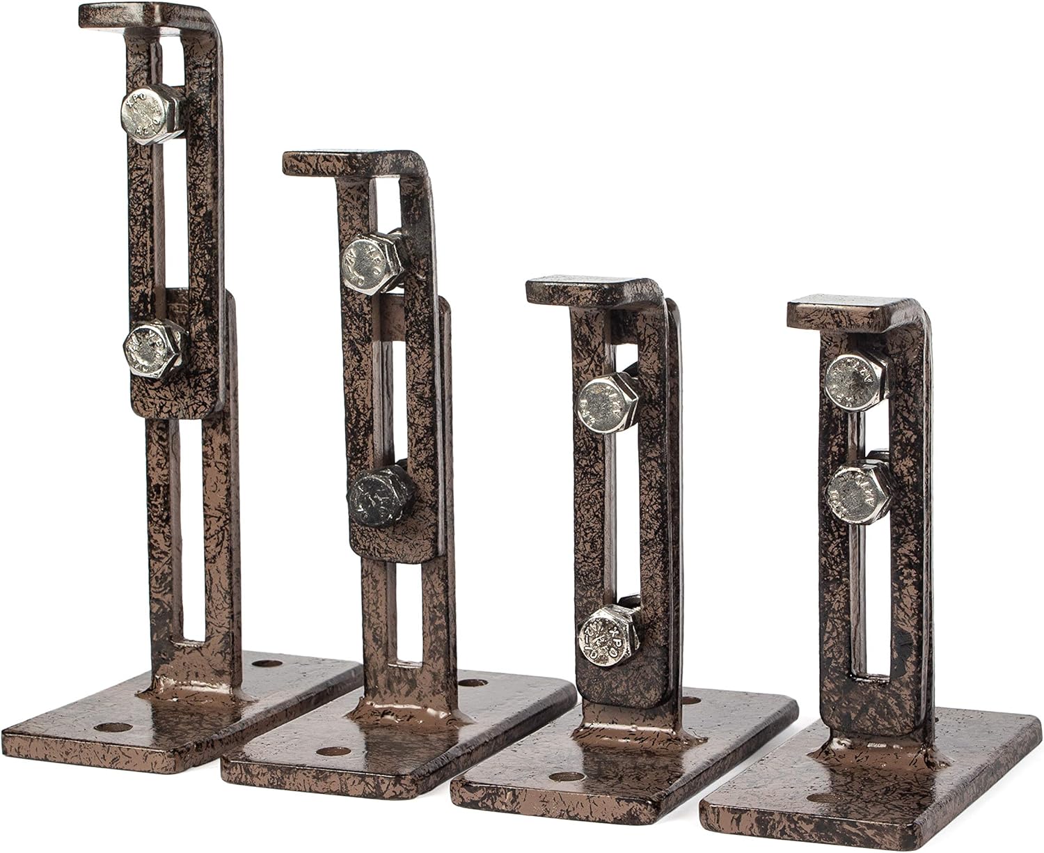 H Potter Wall Trellis Indoor Outdoor Wrought Iron Heavy Scroll Metal Decoration Large with Set of 4 Mounting Brackets-VerdiqueGarden