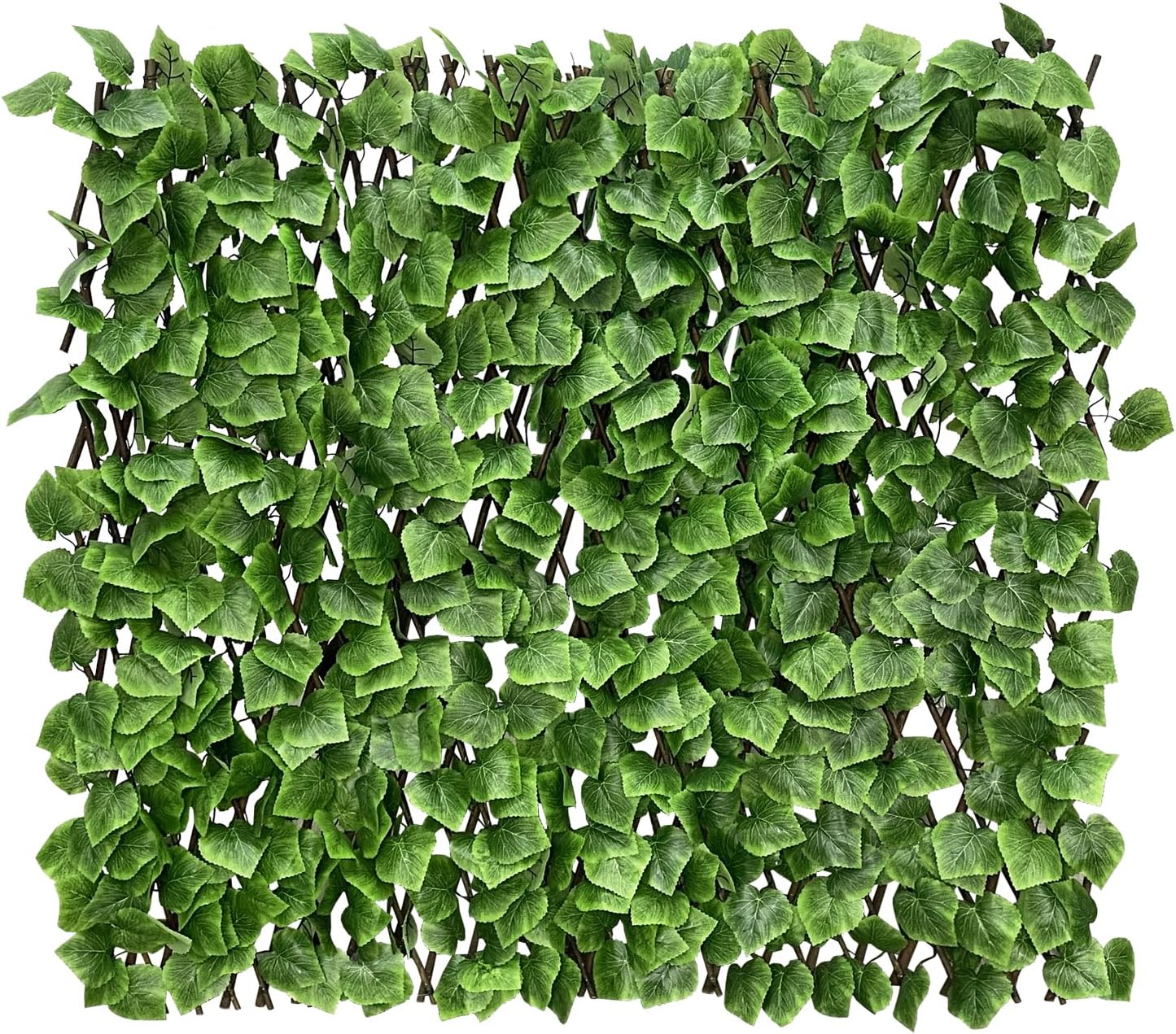 Expandable Fence Privacy Screen for Balcony Patio Outdoor,Decorative Faux Ivy Fencing Panel,Artificial Hedges (Single Sided Leaves)…2-VerdiqueGarden
