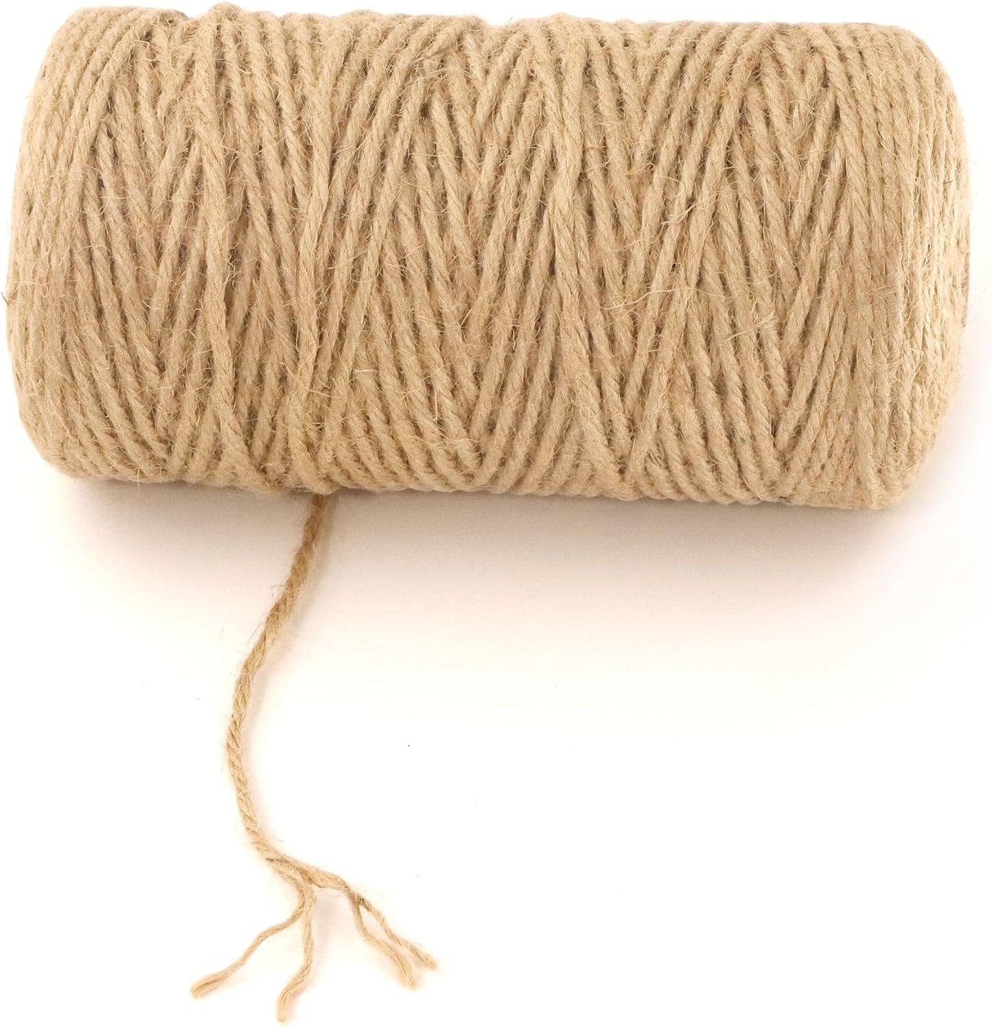 3mm x 500 Feet Natural Jute Rope, Twine for Gardening Tomato Climbing Plant Tie Floristry Crafts Gift Wrapping Packing Decor-VerdiqueGarden