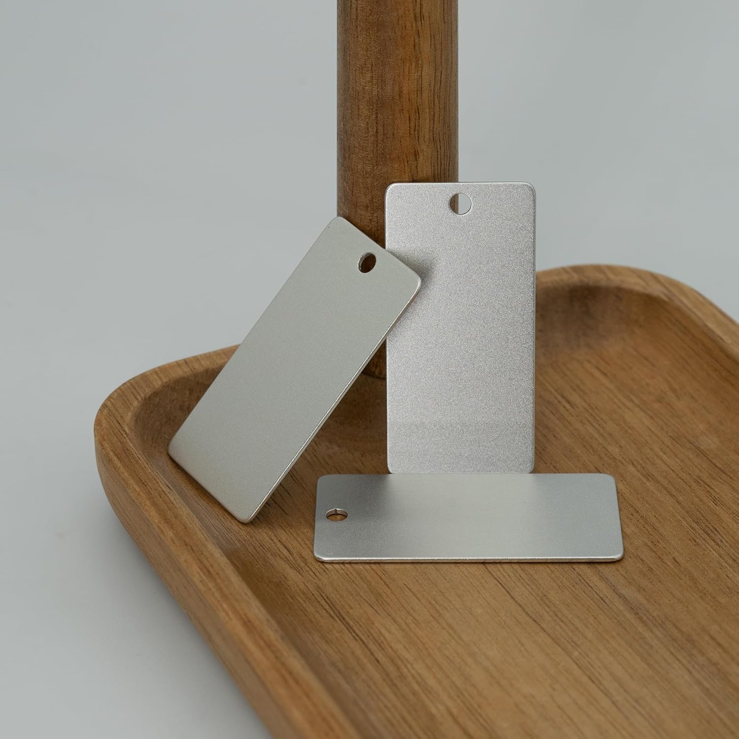 StayMax Anodized Aluminum Engraving Blanks 1x2 Inch 50 Pack (Silver)-VerdiqueGarden