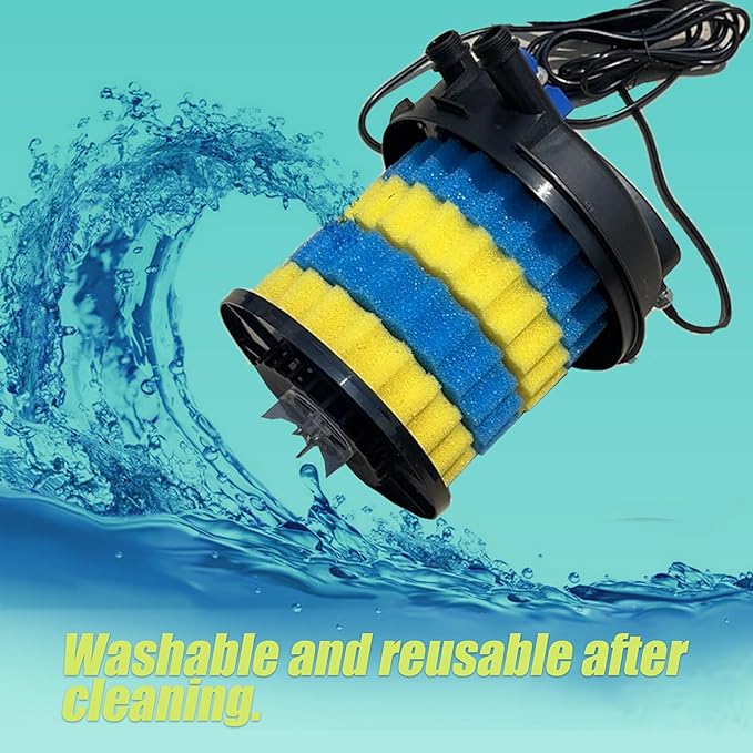 Replacement Sponge Filter Media Pad Compatible with VIVOHOME 1580/1840GPH Grech Pond Bio Pressure Filter Foam Koi Fish, Sponge for VIVOGROW 1580/1840GPH Pressurized Biological Pond Filter-VerdiqueGarden