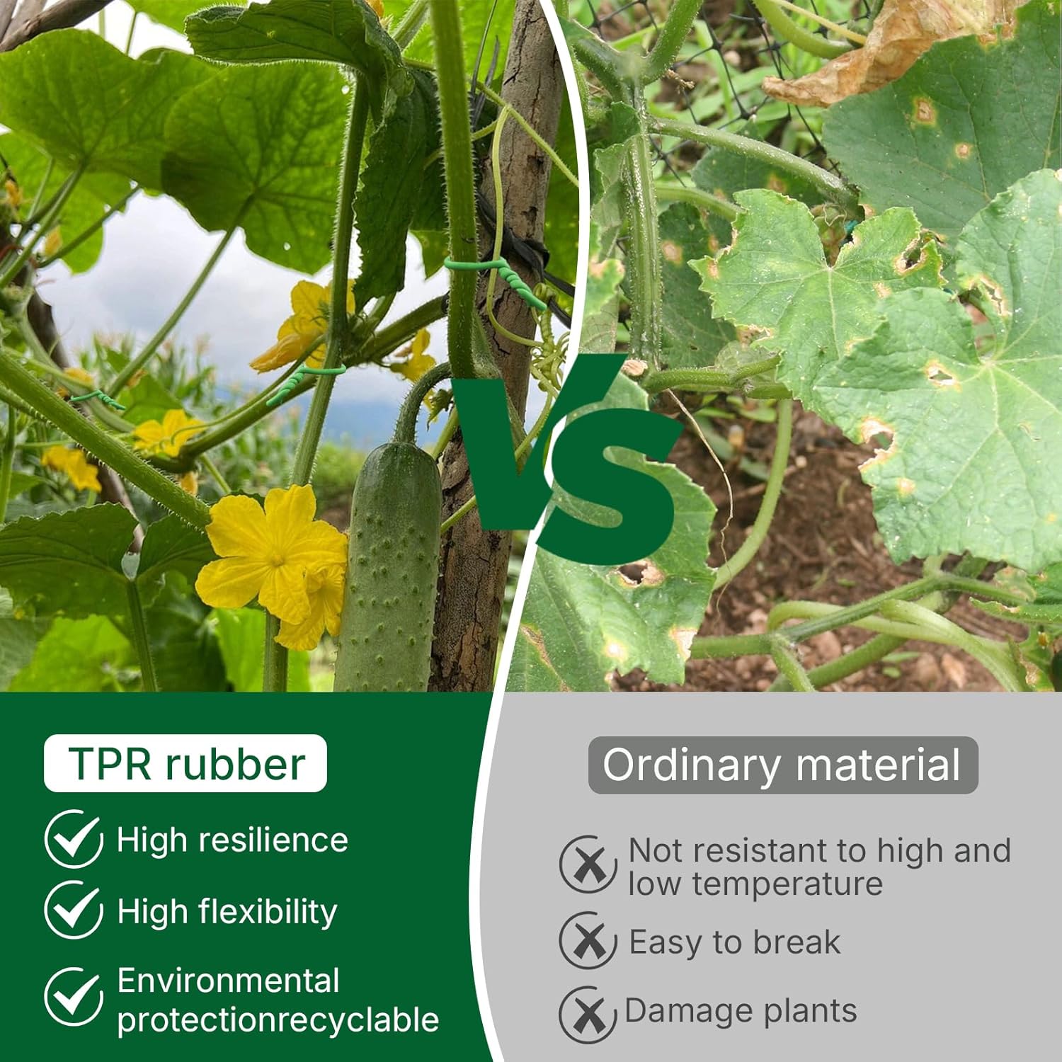 100 Feet Green Soft Plant Tie - 2.5mm Flexible Twist Garden Wire for Climbing Plants, Tomatoes, Bonsai & Office/Home Organizing-VerdiqueGarden