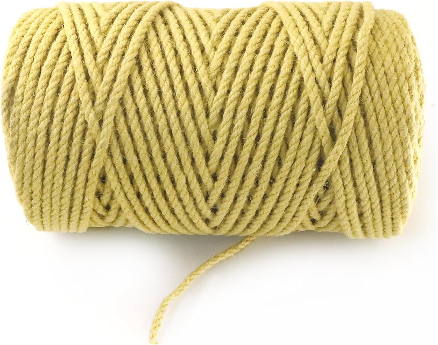 4mm x 200 Feet Yellow Jute Rope, Twine for Gardening Tomato Climbing Plant Tie Floristry Crafts Gift Wrapping Packing Decor-VerdiqueGarden
