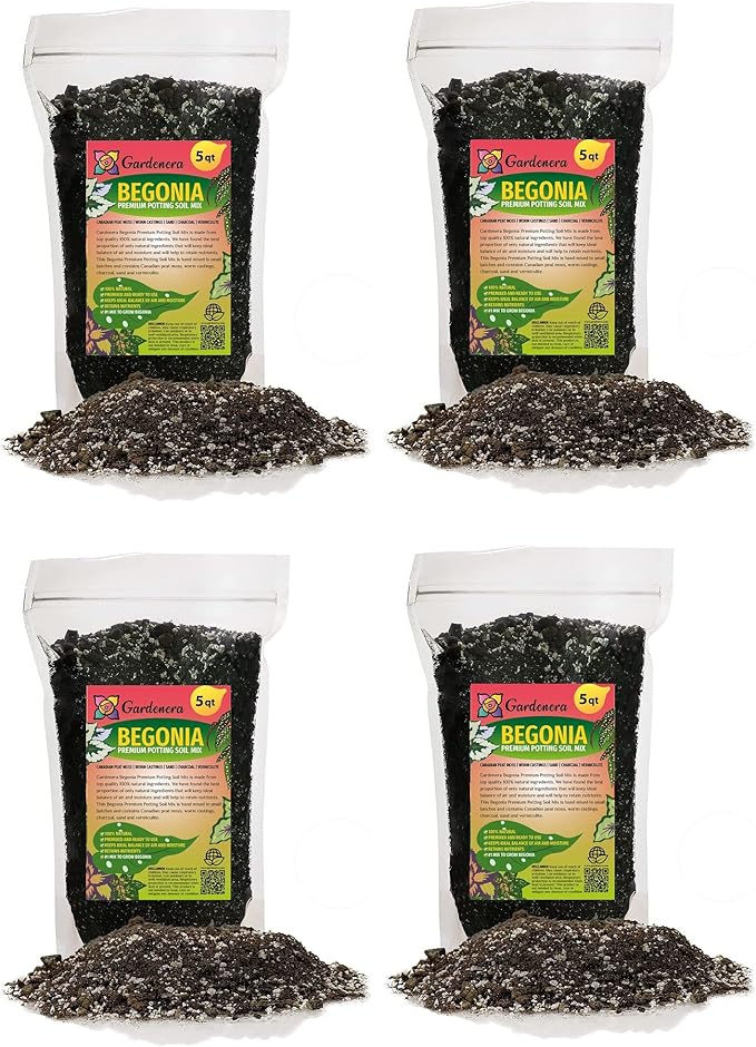 Begonia Potting Mix - Unlock Robust Growth and Enchanting Blossoms with Our High-Performance Formula - 20 Quart-VerdiqueGarden