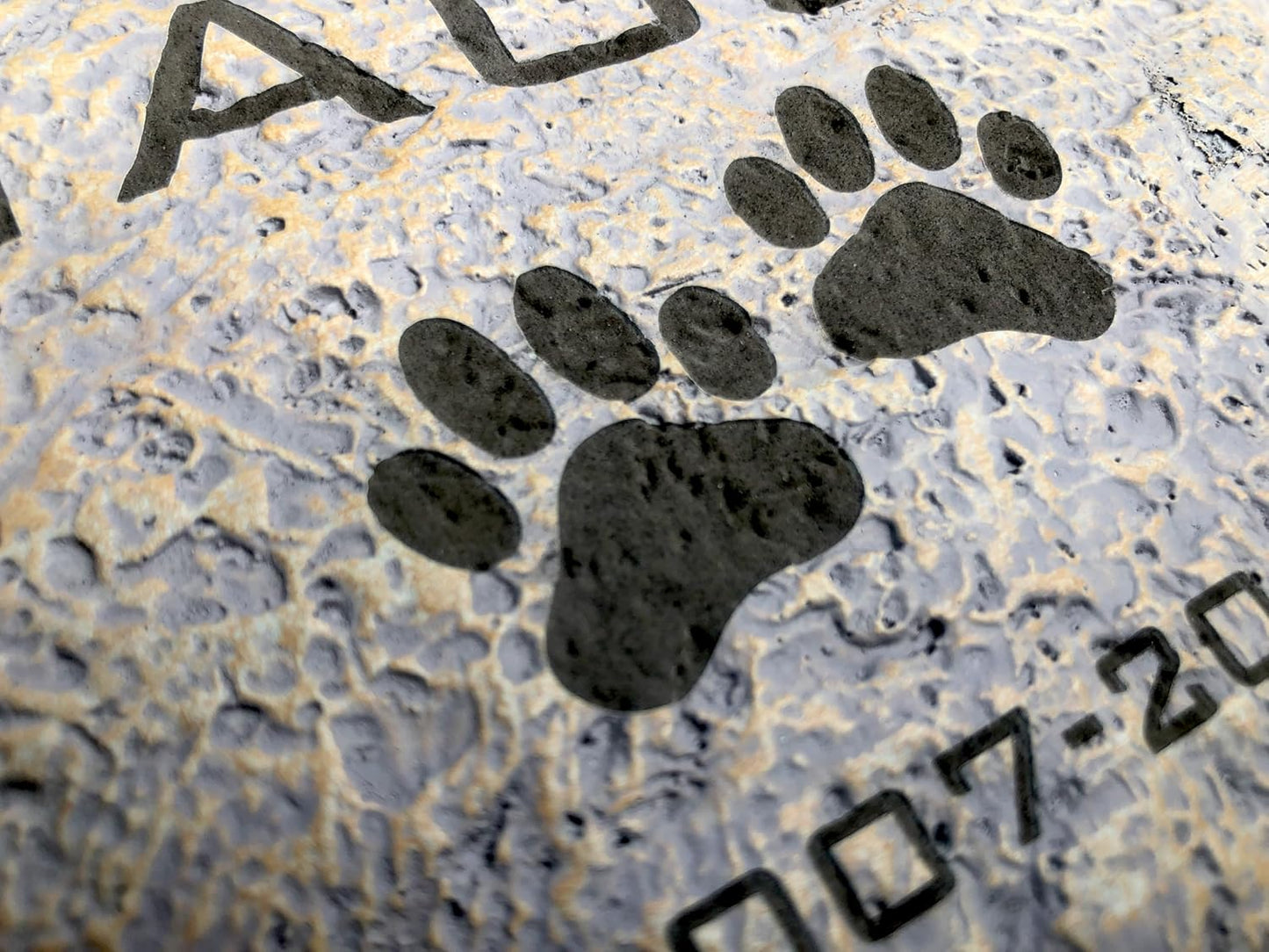 GiftsForYouNow Engraved in Loving Memory Pet Memorial Garden Stone, 11.5 Inch, Pet Loss Gift, Dog Memorial, Temporary Grave Marker, Dog Headstone, Dog Memorial Gift for Loss of Dog-VerdiqueGarden