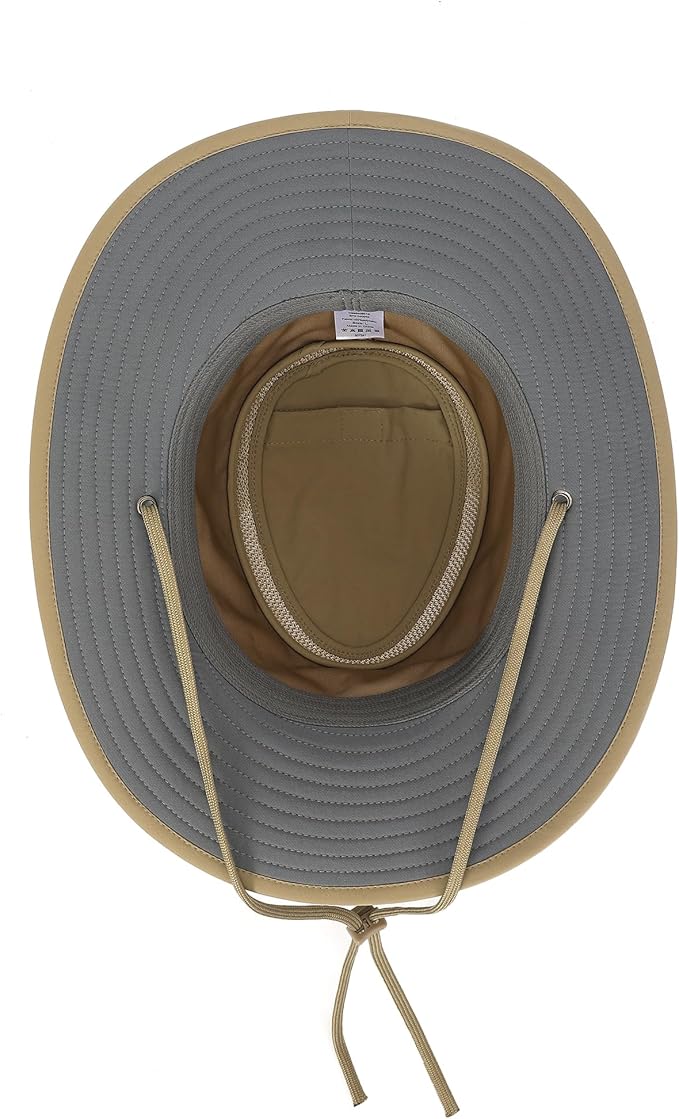 Cimarron Wide Brim Safari Sun Hat for Women & Men – UPF 50+ Outdoor Fishing Hat | Hiking, Running Travel Sun Protection Hat-VerdiqueGarden