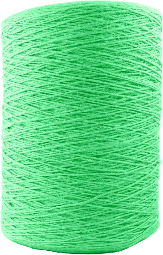 1mm x 5000 Feet Light Green Jute Rope, Twine for Gardening Tomato Climbing Plant Tie Floristry Crafts Gift Wrapping Packing Decor-VerdiqueGarden
