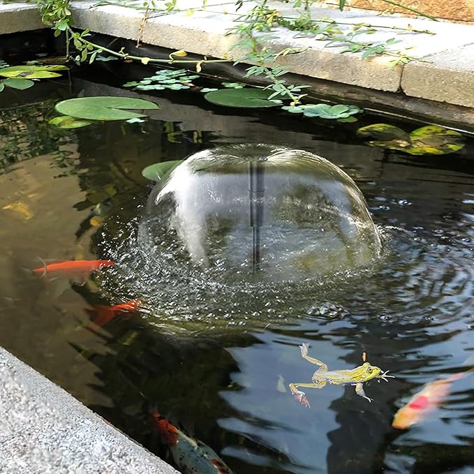 Biling Pond Filter with Water Pump Kits, Koi Pond Filter Box with 660GPH 110V/40W Pond Pumps for Outdoor Ponds, Pond Fountain Kit for Garden Water Tank Waterfall-VerdiqueGarden