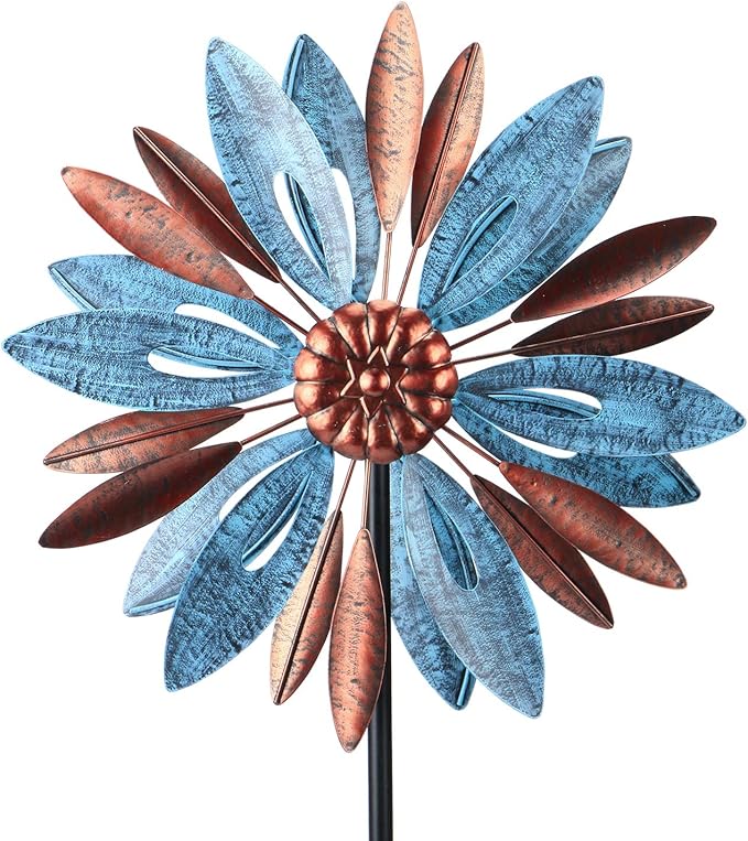 WONDER GARDEN Wind Spinner, Premium Kinetic Wind Sculpture Spinners Metal Windmill for Outdoor Yard Patio Lawn & Garden Decor-VerdiqueGarden
