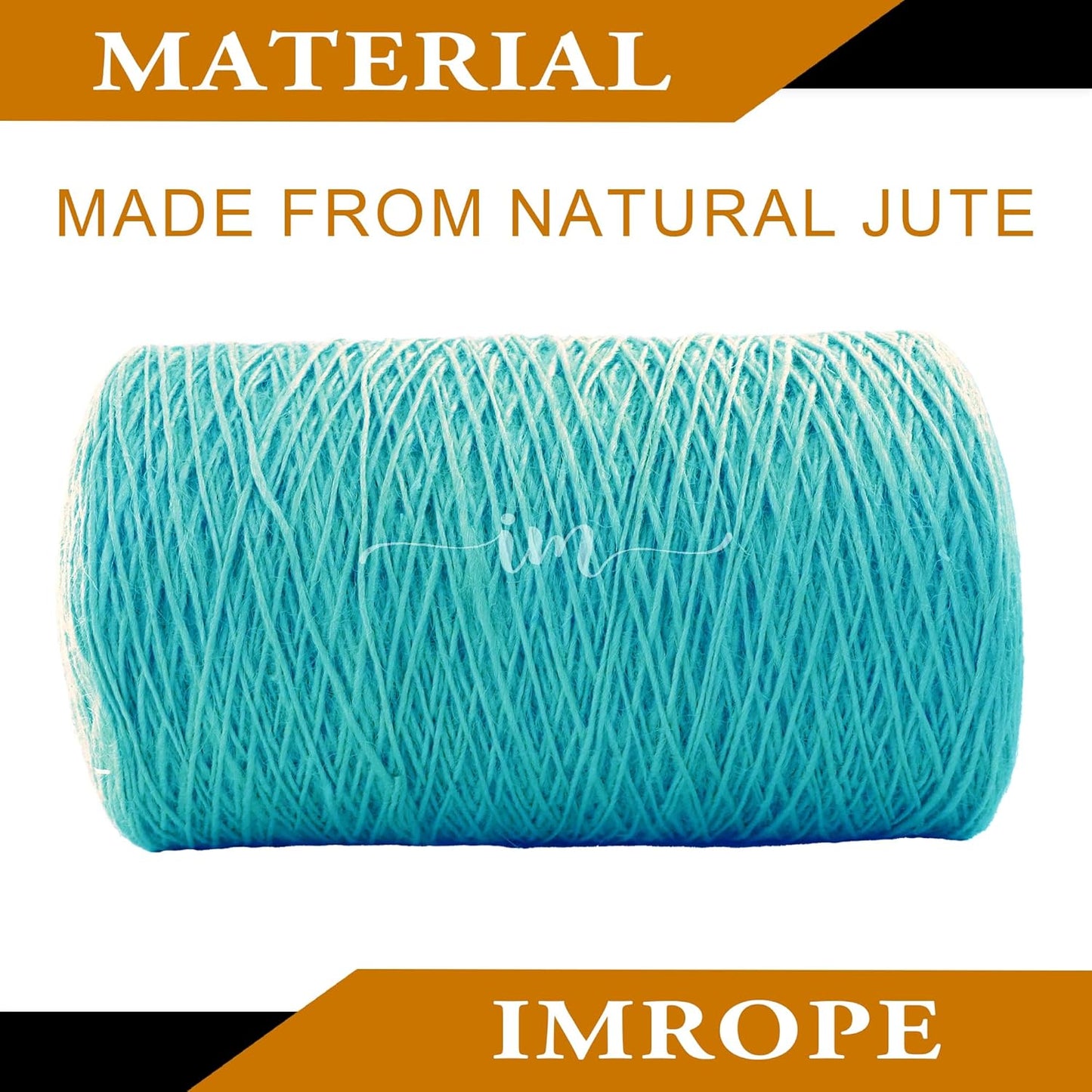 1mm x 3000 Feet Blue Jute Rope, Twine for Gardening Tomato Climbing Plant Tie Floristry Crafts Gift Wrapping Packing Decor-VerdiqueGarden