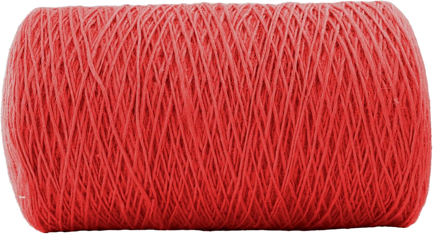 1mm x 3000 Feet Red Jute Rope, Twine for Gardening Tomato Climbing Plant Tie Floristry Crafts Gift Wrapping Packing Decor-VerdiqueGarden