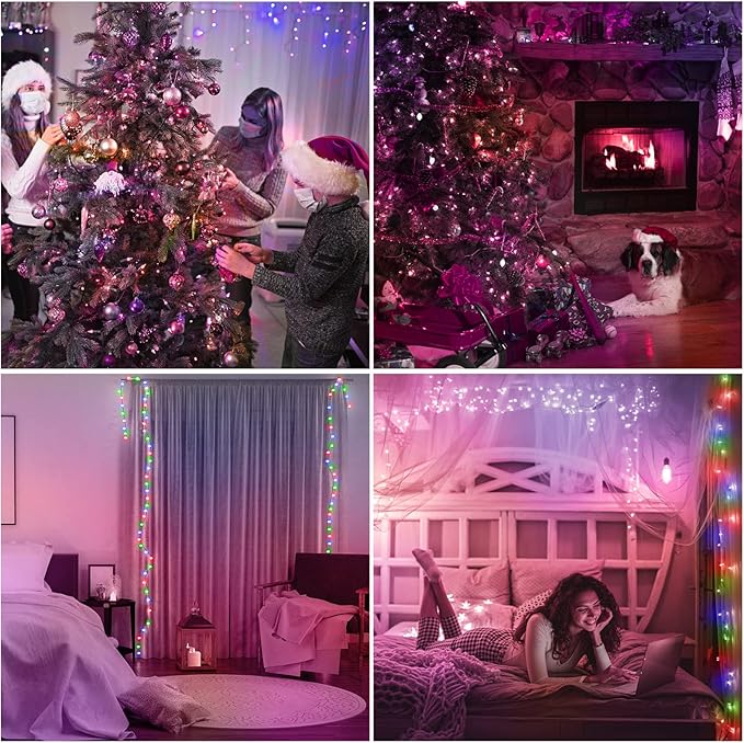 LED Rope Lights Outdoor, 100Ft 300 LED Multicolor String Lights Indoor with Remote, 8 Modes Waterproof Fairy Lights for Outside Garden Patio Party Wedding Christmas Decoration-VerdiqueGarden