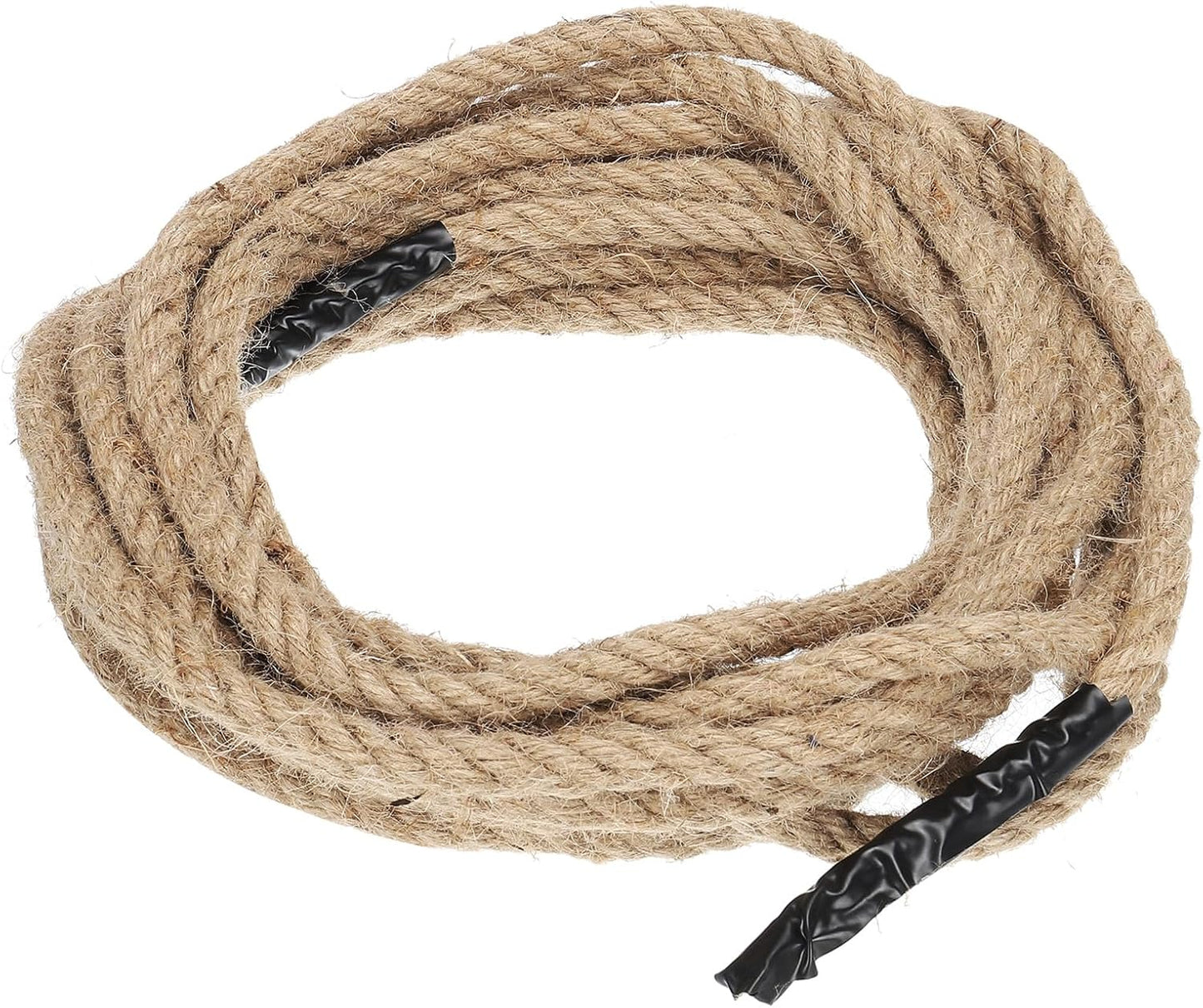 PATIKIL 1/2" x 25 ft Twisted Manila Rope Jute Ropes Natural Thick Jute Twine Burlap for Docks Railings Bundling Craft Tug of War Decorating-VerdiqueGarden