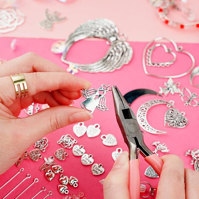 10 Sets DIY Suncatcher Kits 500PCS Valentine's Day Suncatchers Craft Kits Heart Suncatcher Ornaments DIY Sun Catchers Kit for Adults Valentine's Day Home Wedding Garden Decor Favors Gift (Love shape)-VerdiqueGarden