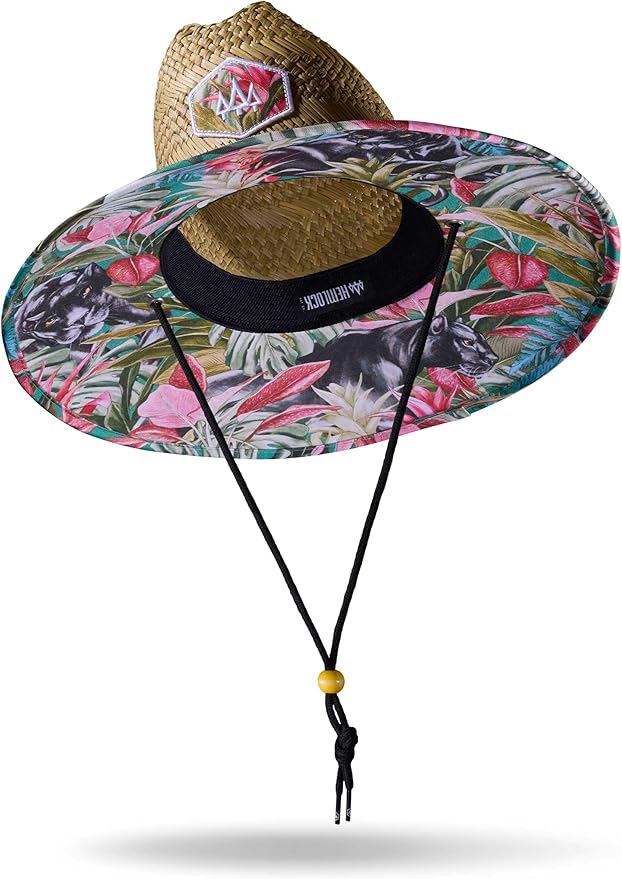 Straw Hat for Men & Women | Lifeguard Hat, Beach Hat & Sun Hat | UPF 50+ Wide Brim for Sun Protection | One Size | Hemlock-VerdiqueGarden
