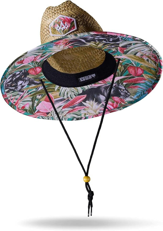 Straw Hat for Men & Women | Lifeguard Hat, Beach Hat & Sun Hat | UPF 50+ Wide Brim for Sun Protection | One Size | Hemlock-VerdiqueGarden