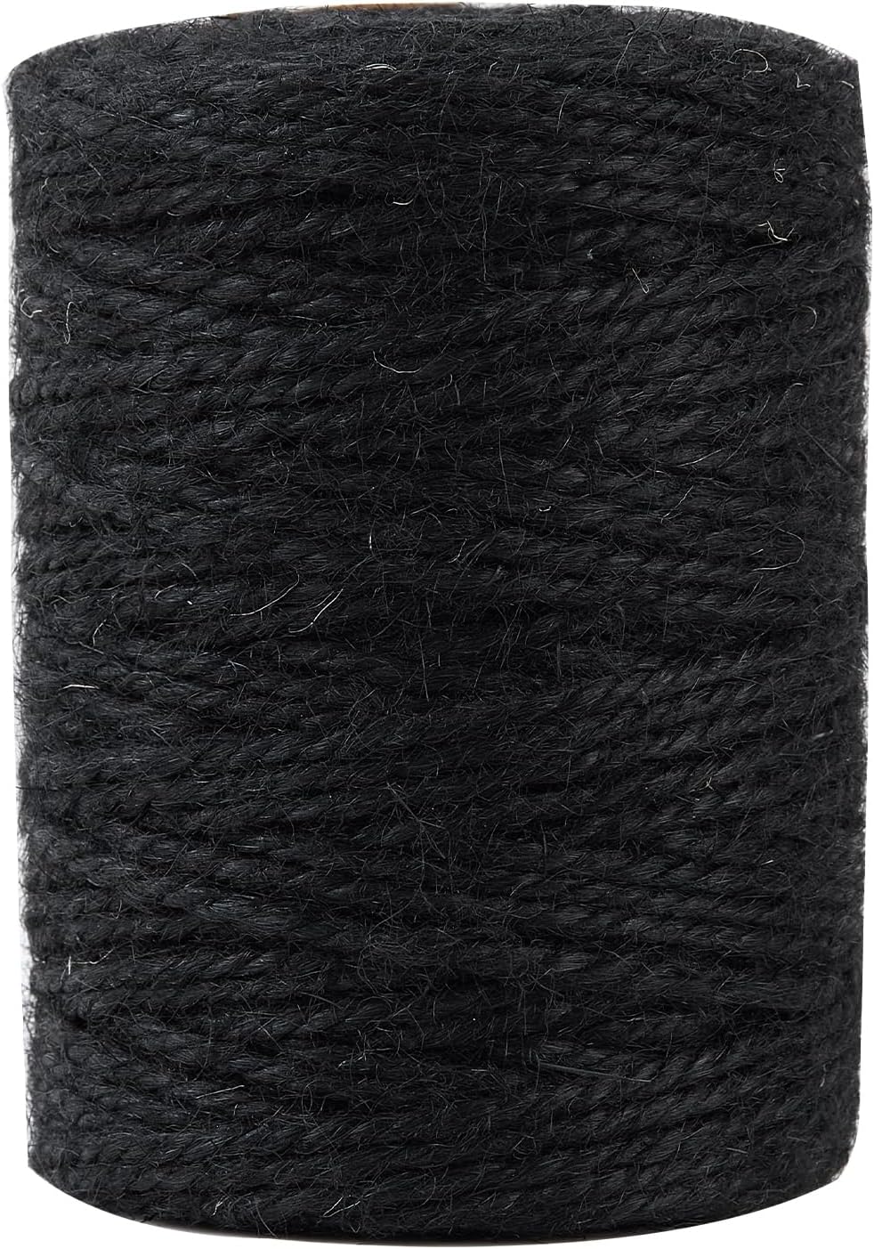 328 Feet 3mm Thick Black Natural Jute Twine, Garden Twine Heavy Duty Industrial Packing Materials String Wrapping, Arts, and Crafts, Halloween Wrapping, Gardening Applications-VerdiqueGarden
