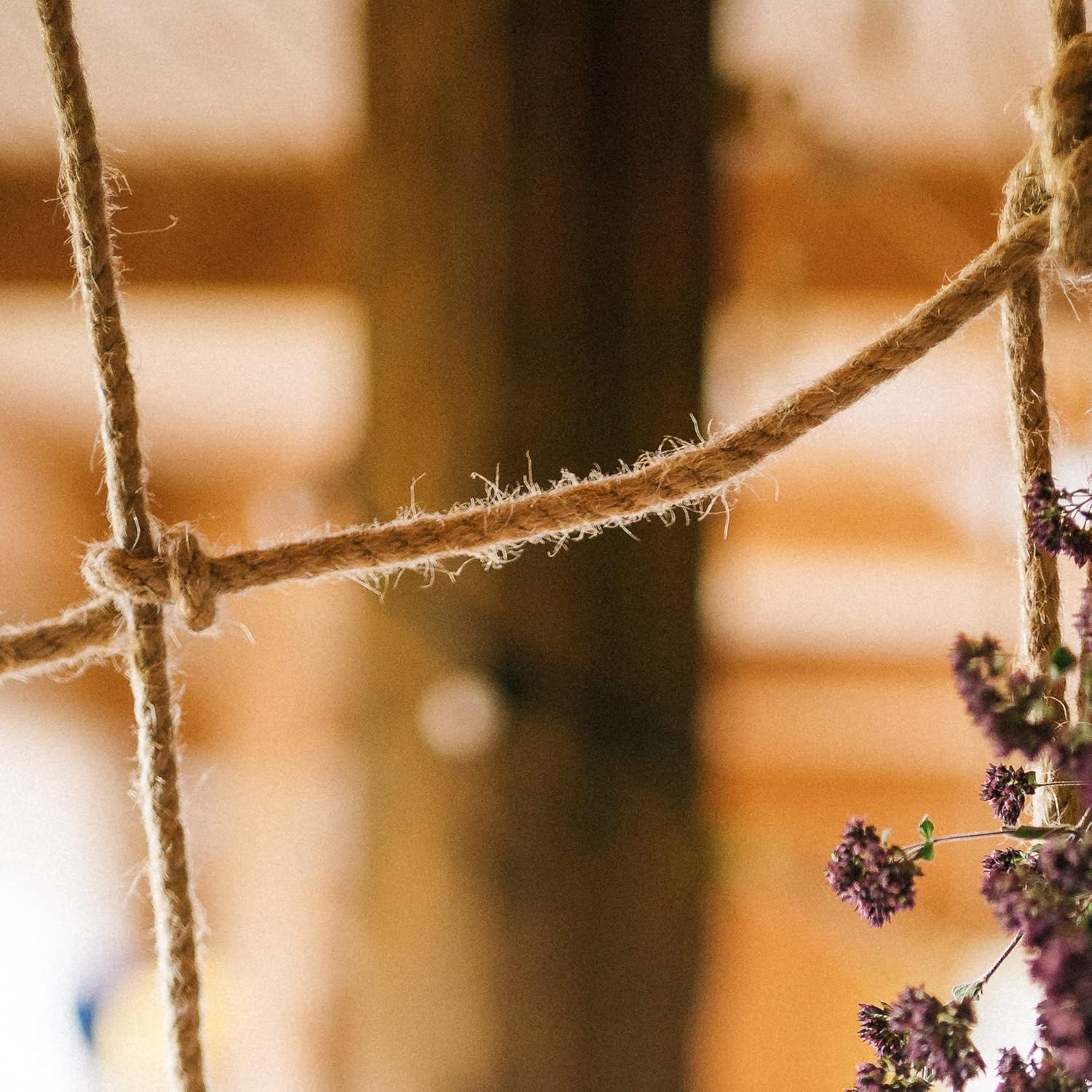 5mm x 500 Feet Natural Jute Rope, Twine for Gardening Tomato Climbing Plant Tie Floristry Crafts Gift Wrapping Packing Decor-VerdiqueGarden