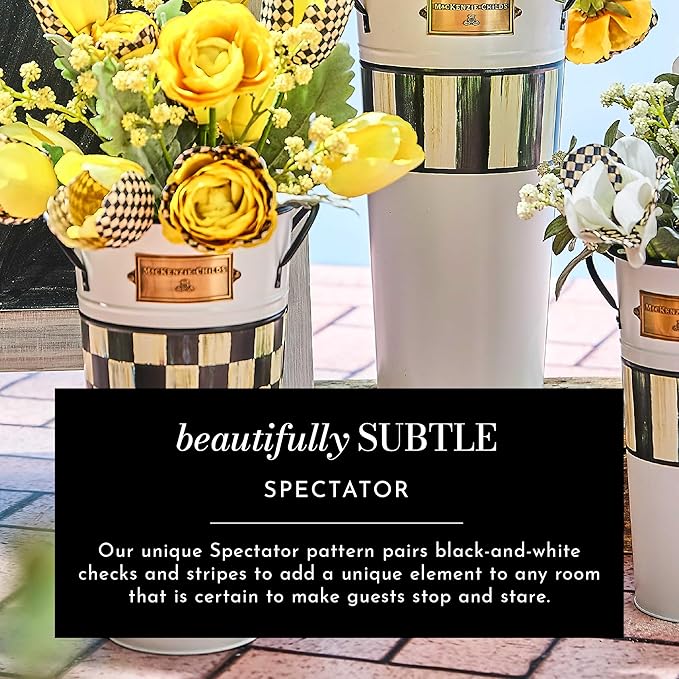 MACKENZIE-CHILDS Watering Can, Outdoor Galvanized Watering Can, Spectator-VerdiqueGarden