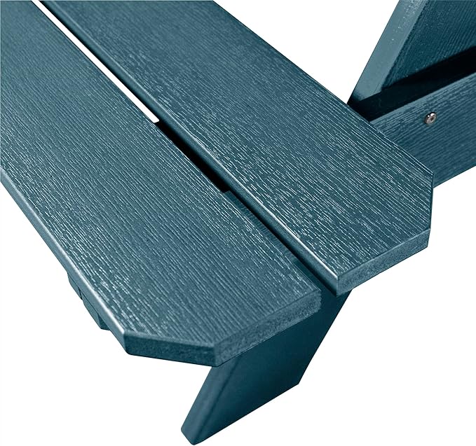 highwood Hometown Picnic Table, 6 Foot, Nanatucket Blue-VerdiqueGarden