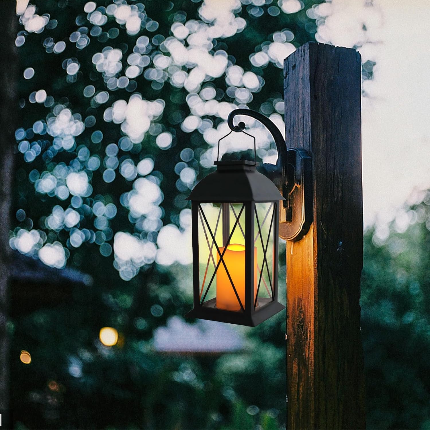 Afirst Solar Lantern Outdoor, 2 Pack Hanging Decorative Outdoor Lights Waterproof Umbrella Lights for Patio Garden, Table,Party Decor-VerdiqueGarden