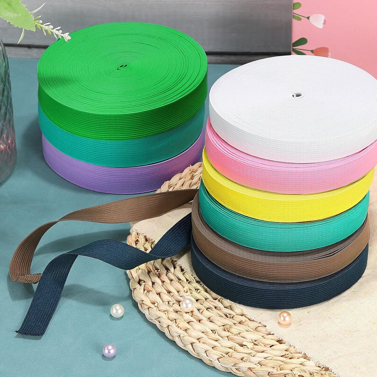 uxcell 164 Feet Natural Jute Twine String,2mm Thin Garden Twine Rope Colored Plant String Cord for DIY Art Crafts Gift Wrapping Decoration Packing Gardening Plant Hanger,Red-VerdiqueGarden