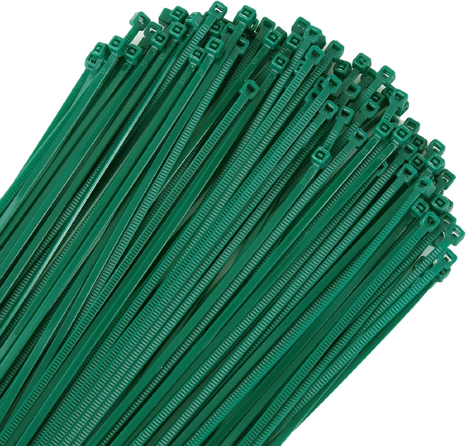 8 inch 3mm Dark Green Nylon Garden Cable Zip Ties Self Locking Cable Ties Twist Ties, Multi-Purpose Cable Tie(100 Pcs)-VerdiqueGarden