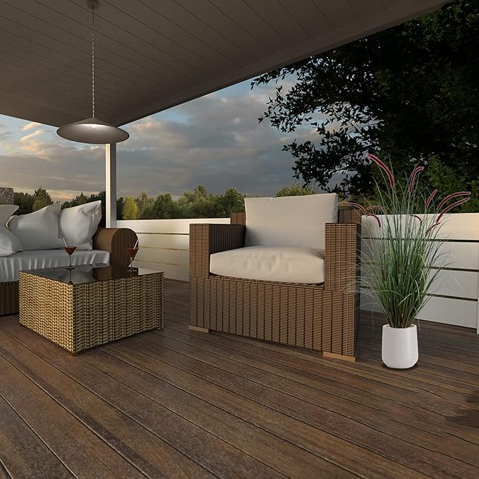 Artificial Plant 47in(2pack) Tall Artificial Grass Plant,Faux Plants Indoor Home Decorative Artificial Plants & Flowers in Pot Fake Plant, House Plant Indoor-VerdiqueGarden