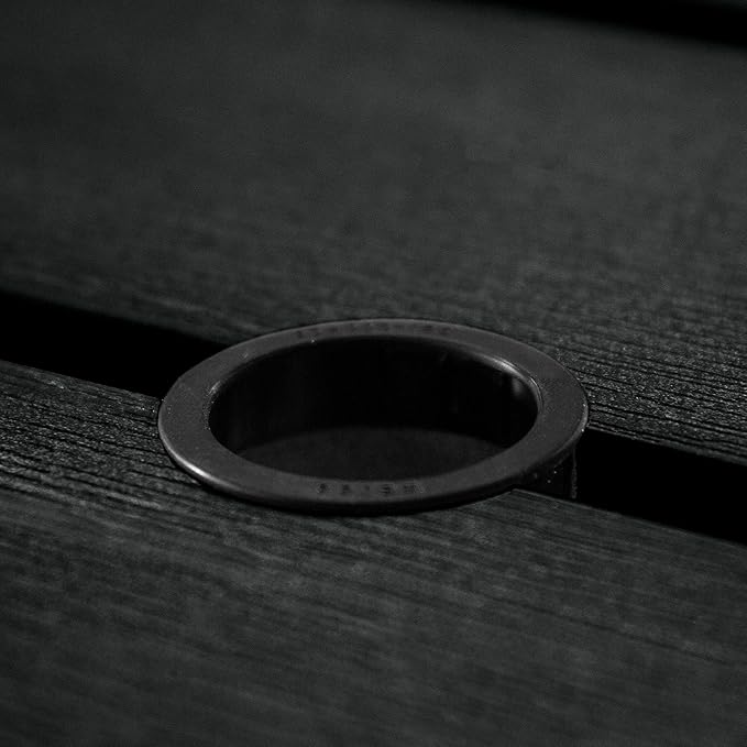 highwood Hometown Picnic Table, 6 Foot, Black-VerdiqueGarden