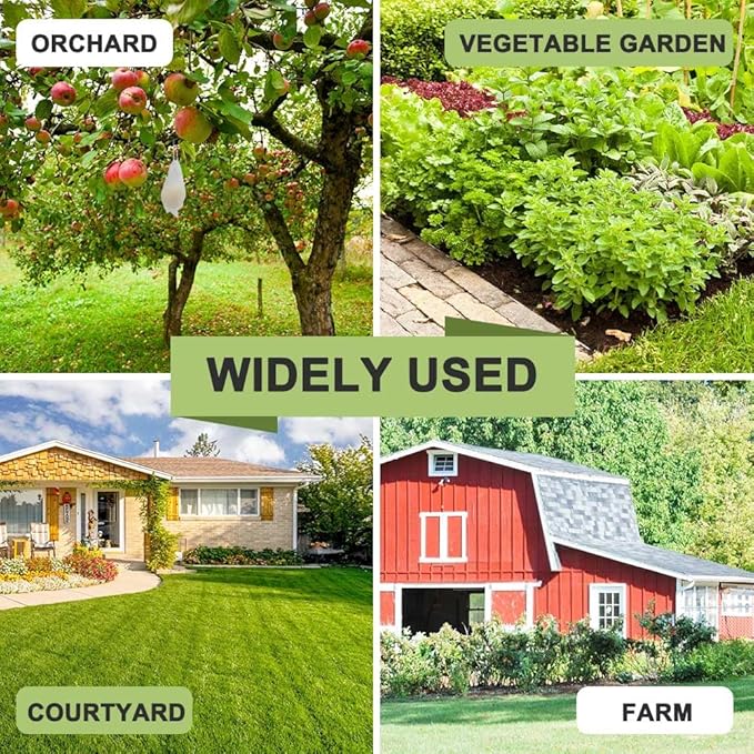 Deer Repellent, Rabbit Repellent Outdoor, Deer Deterrent for Plants, Keep Rabbits Out of Backyard, Deer and Rabbit Repellant, Deer Repellant Balls for Flowers Shrubs & Trees-10 Packs-VerdiqueGarden