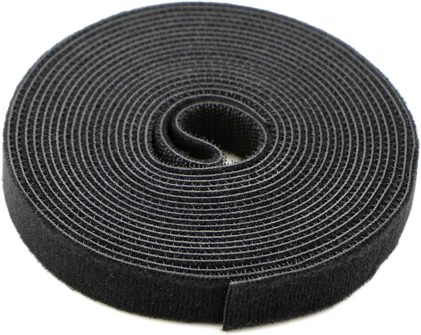 Pasow Fastening Tape Cable Tie Double Side Nylon Power Wire Management 3/4Inch 1 Roll Hook (5 Yards, Style 1)-VerdiqueGarden