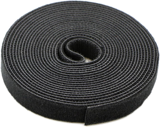 Pasow Fastening Tape Cable Tie Double Side Nylon Power Wire Management 3/4Inch 1 Roll Hook (5 Yards, Style 1)-VerdiqueGarden